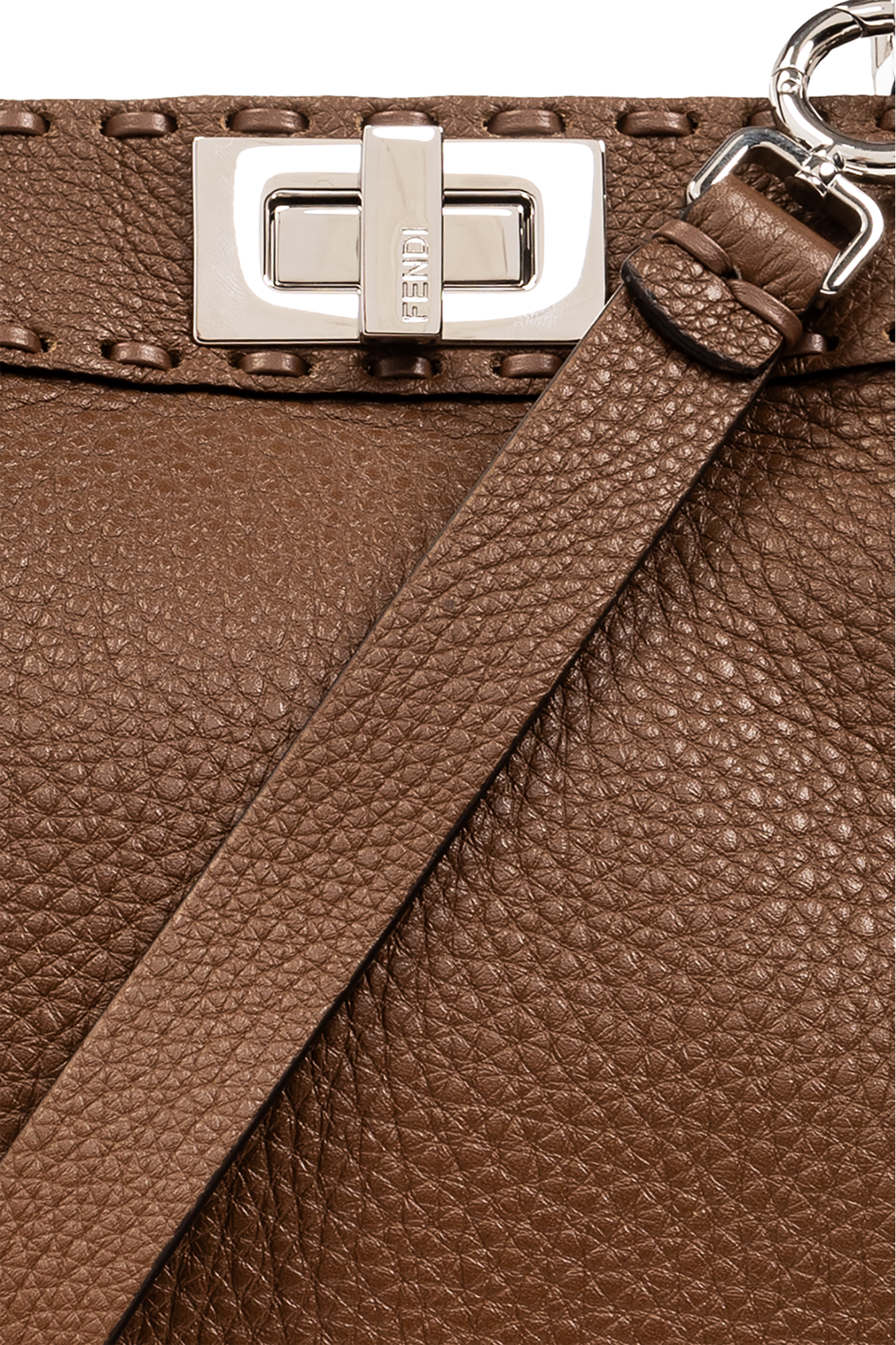 【関税&送料込】Fendi Peekaboo Iseeu Small Leather Shoulder Peekaboo ISeeU Small Leather Beige | Fendi
